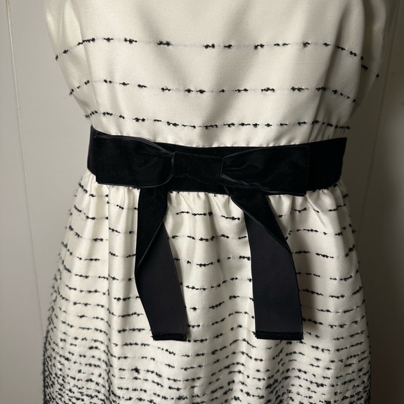 Kate Spade Trish Be Dazzled Cream Black Ombré Dress Size 6 - Picture 4 of 16